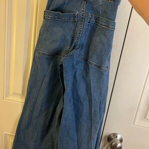 denim blue trending zara marine straight leg jeans